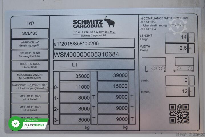 Külmikpoolhaagis SCHMITZ CARGOBULL SKO FP 45 ThermoKing SLXi 300