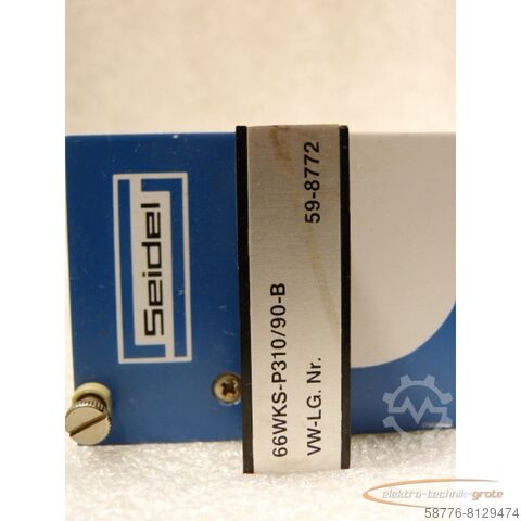 Seidel-komponens Seidel 66WKS-P310/90-B Karte