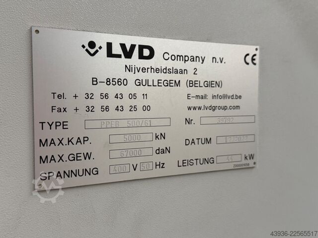 Presa për lakim LVD PPEB-500/61