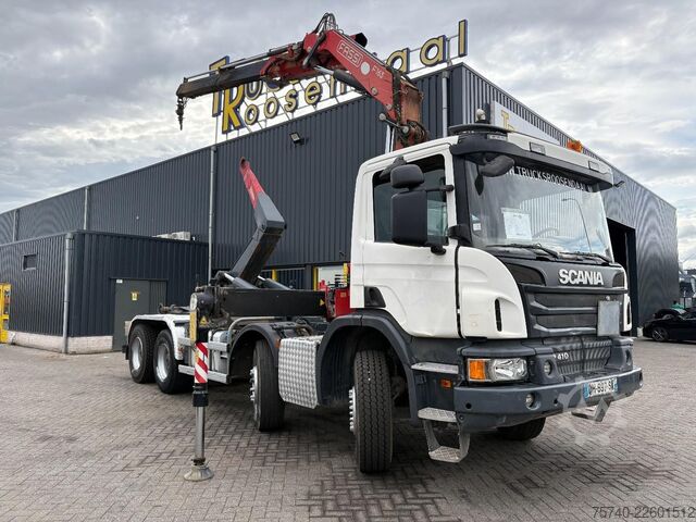 รถเครน Scania P 410 + FASSI F 165 - 2X EXT. + 8X4 + HAAKARM S...