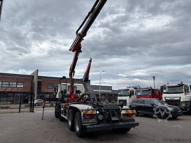 รถเครน Scania P 410 + FASSI F 165 - 2X EXT. + 8X4 + HAAKARM S...