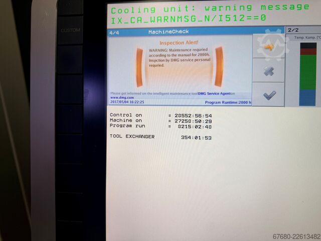 Centro de maquinagem vertical cnc de 5 eixos DMG DMF 260-11