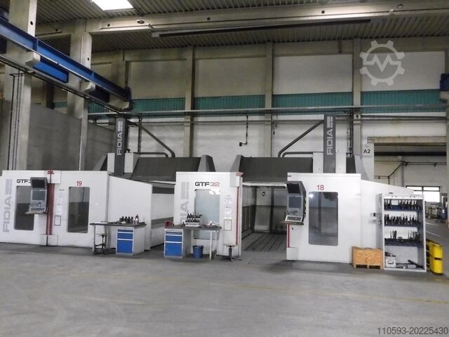 Fresadora CNC de portal de 5 eixos Fidia GTF32