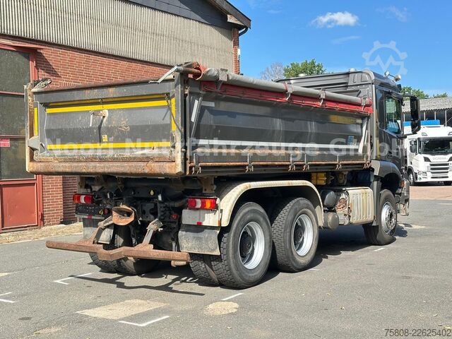 Three-sided tipper truck MERCEDES-BENZ Arocs 2646 Meiller DSK 6x4 Kipper Bordmatic