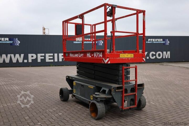 Scissor lift Holland Lift Ecostar HL-9714 Electric, 12m Working Height, 325k