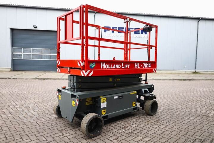 Scissor lift Holland Lift Ecostar HL-7814 Electric, 10m Working Height, 450k
