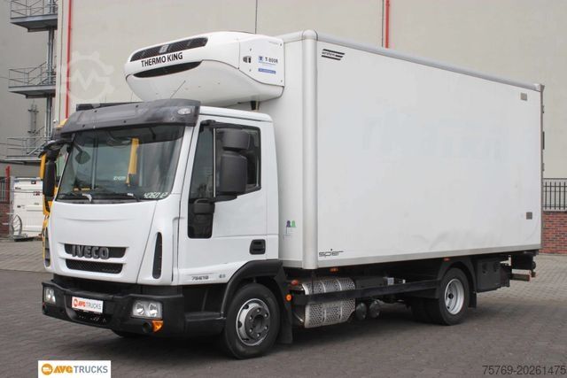 Kjølebil IVECO ML 75 E19 Tiefkühlkoffer LBW Seitentür Coolslide