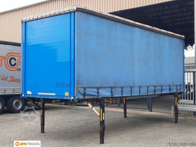 Utskiftbart chassis-tilhenger KÖGEL WP 7,45 Wechselpritsche BDF Edscha Schiebeplane
