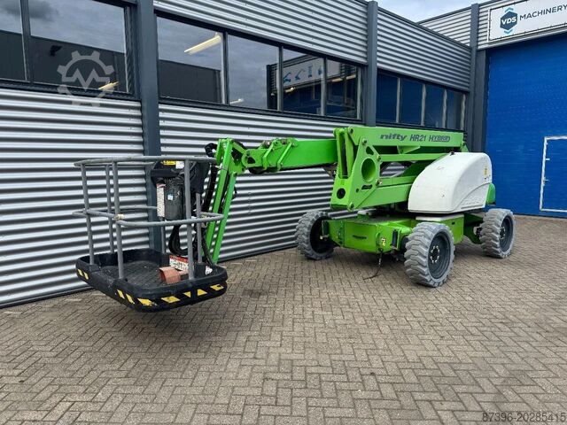Platformă de lucru telescopică articulată Niftylift HR21 HYBRID 4X4 hoogwerker Knikarmhoogwerker