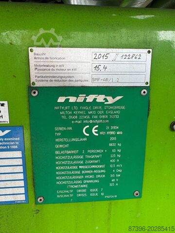 Platformă de lucru telescopică articulată Niftylift HR21 HYBRID 4X4 hoogwerker Knikarmhoogwerker