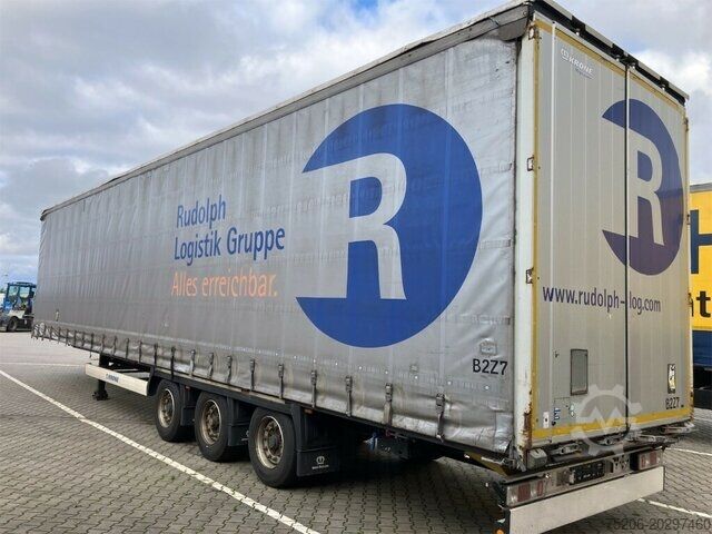 Åpen semitrailer med presenning Krone Mega Liner SDP 27 eLG4-CS