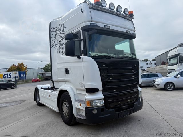Стандартен влекач SCANIA R410 TOPLINE ohne EGR RETARDER STANDKLIMA