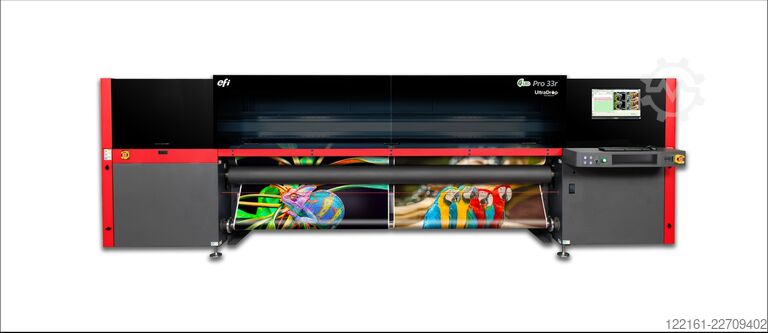 Digital tryckmaskin Vutek Pro 33R LED Ultradrop Rollprinter Demoprinter