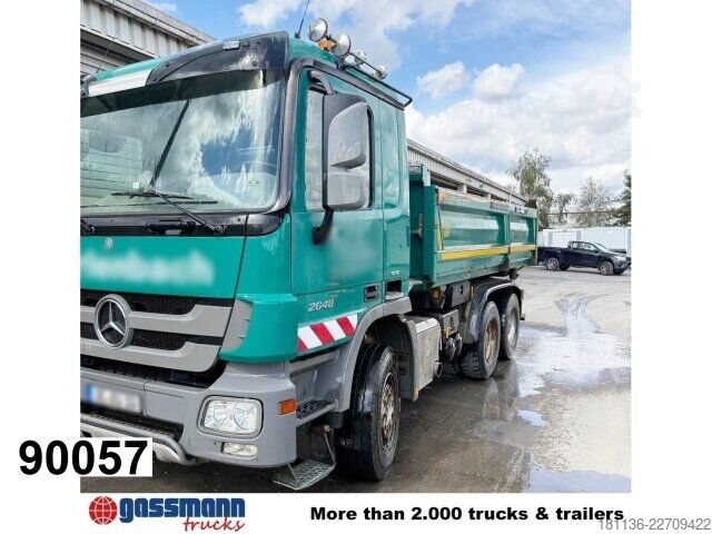 Camión volquete Mercedes-Benz Actros 2648 K 6x4, Bordmatik