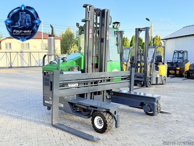 Carretilla retráctil de 4 vías Combilift C4000 GAS DUPLEX 4050 WIDE POSITIONER