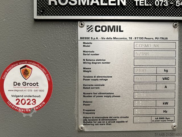 Presa za karkasu BIESSE COSMO