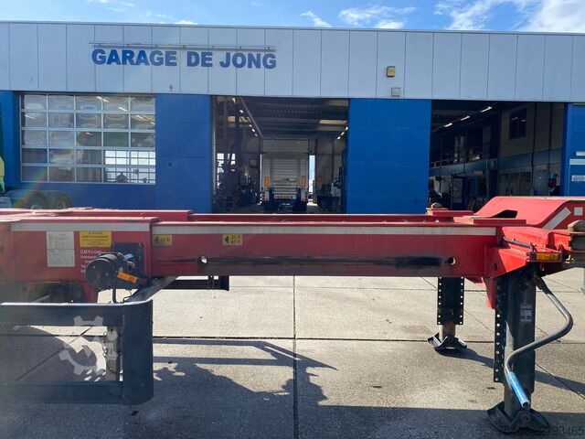 Container transport A&D LPRS24 / 2x Extendable / 1x Lift Axle / Disc Br...
