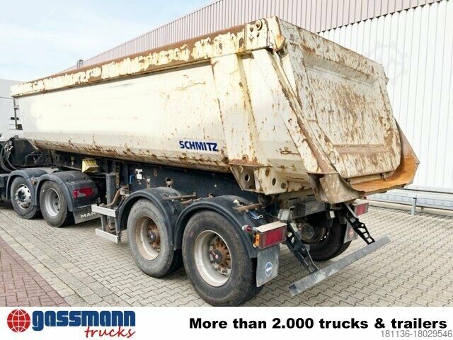 Kiperska poluprikolica Schmitz SKI 18 SL 7.2, Liftachse, Stahlmulde ca. 24m³