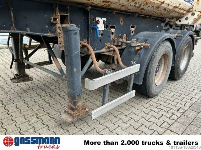 Kiperska poluprikolica Schmitz SKI 18 SL 7.2, Liftachse, Stahlmulde ca. 24m³