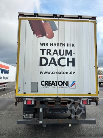 Open aanhangwagen met zeil AZP18 Plane + Staplerhalterung