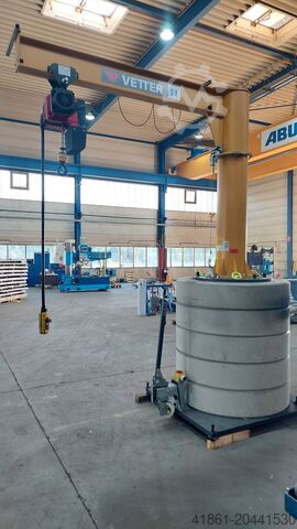 Kren berputar tiang yang boleh dipindahkan sendiri VETTER MOB 12 PR 10-2,0