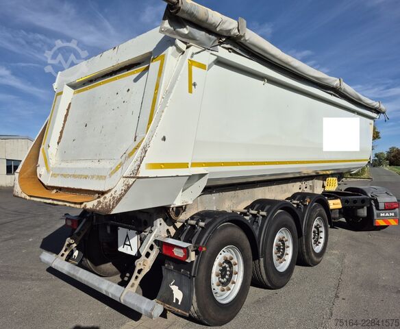 Tipper semitrailer Schmitz Cargobull SKI 24 SL 7.2 Stahlrundmulde