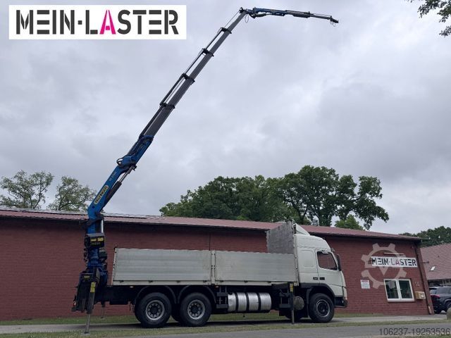 Truck mounted crane VOLVO FM12 380 PK 27000D 24,5m 5+6 Deutscher LKW