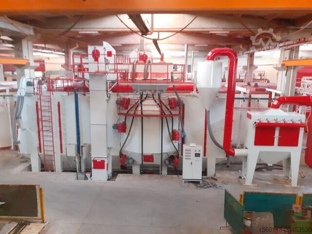 מכונת התזת שוט רציפה תלויה CETINGIL ASK-KON Overhead Blasting Machine