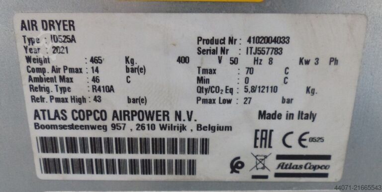 Ruuvikompressori GA160VSD+FF Premium Atlas Copco GA160VSD+FF