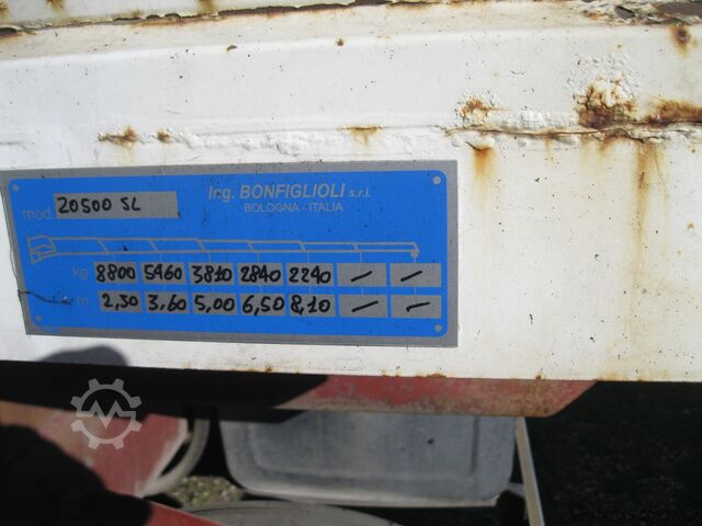 TRUCK WITH CRANE AND TIPPING TRUCK Iveco EUROCARGO 180E28