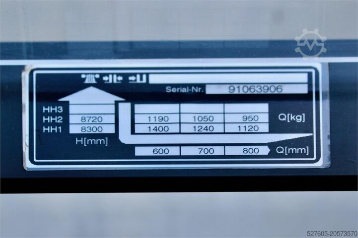 Reach truck Jungheinrich ETV 214 872 DZ