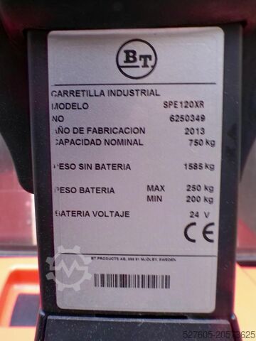 مكدس Toyota SPE 120 XR