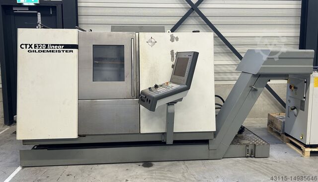 CNC Lathe with Y-axis, driven tools and 