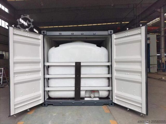 Wadah tangki 20 Fuß Tankcontainer mit Kessel