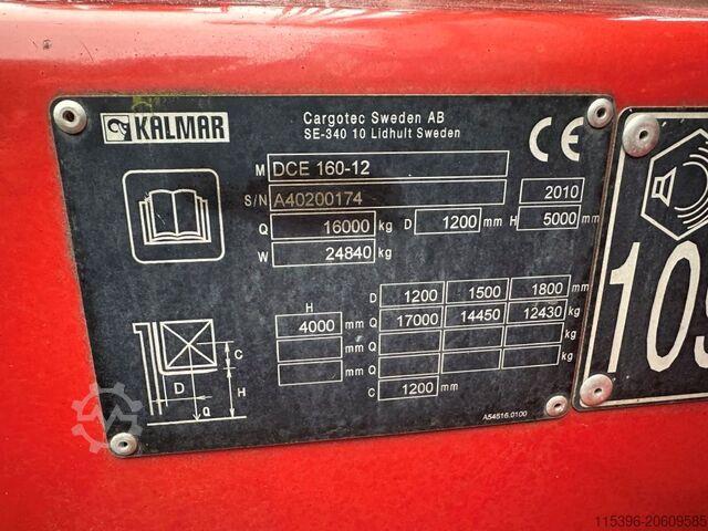 Nehéz targonca - dízel Kalmar DCE 160-12