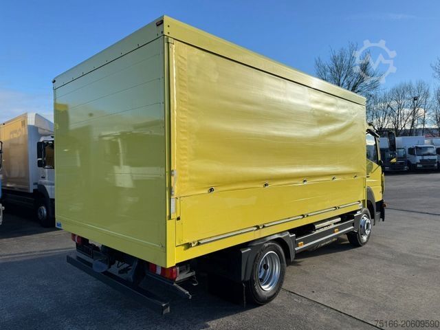 Transportador con plataforma y toldo MERCEDES-BENZ ATEGO 818 L Getränke-FZG 4,40 m*AHK*Diff-Sperre