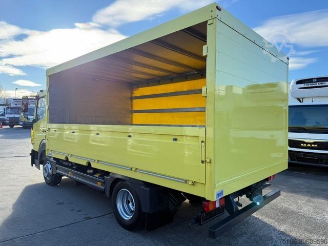 Transportador con plataforma y toldo MERCEDES-BENZ ATEGO 818 L Getränke-FZG 4,40 m*AHK*Diff-Sperre