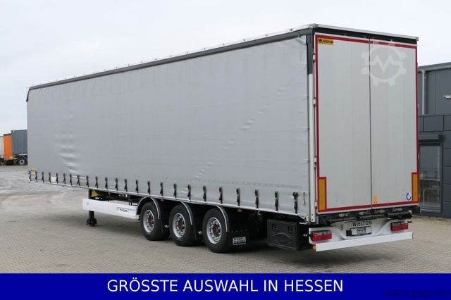 Semi-remorque bâchée WIELTON Mega Liftachse Getränke Zertifikat ¤289.-mtl.