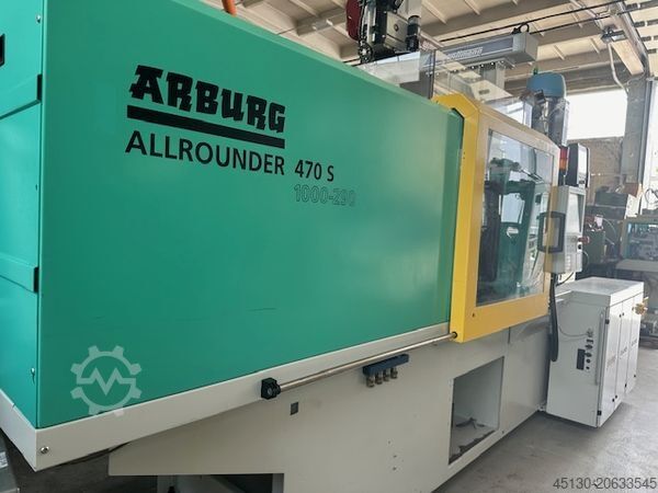Formsprutningsmaskin Arburg 470S 1000-290 / Produktionslinie