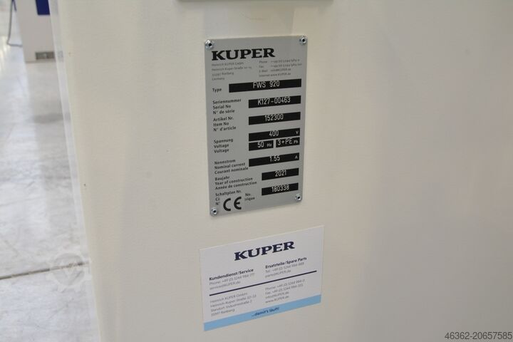 Máquina de empalme de chapa Kuper FWS 920