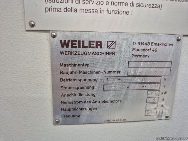 Torno central VOEST-ALPINE STEINEL E 35 / S3