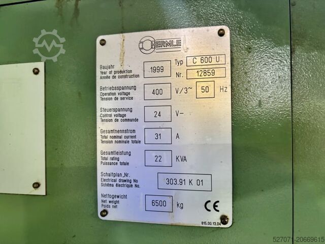 5 Achsen Hermle is C-600U