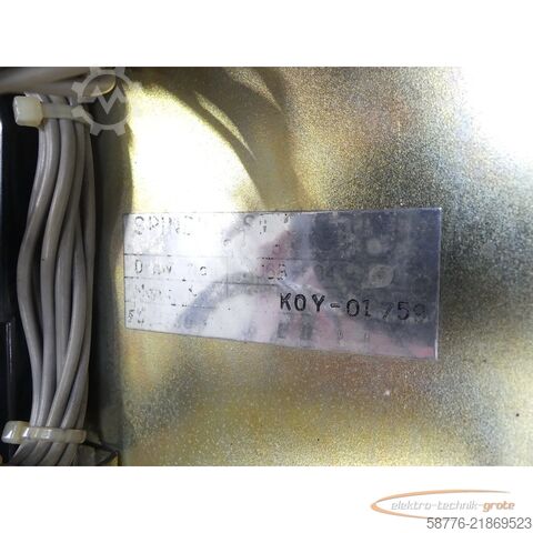 Komponent Fanuc SP-6 Spindle Servo Unit A06B-6041-H106 Rack SN: KOY-01759