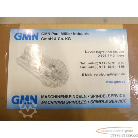 Komponenta GMN HF-Spindel HSP150DH 381 12 kW 350Hz 7000rpm 400V SN: 378200 --
