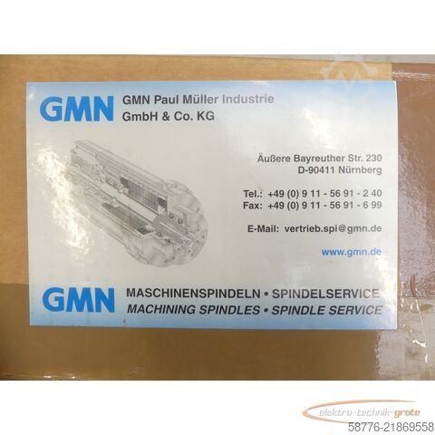 Στοιχείο GMN HF-Spindel HSP150DH 381 12kW / 350Hz 7000rpm 400V SN376010 --