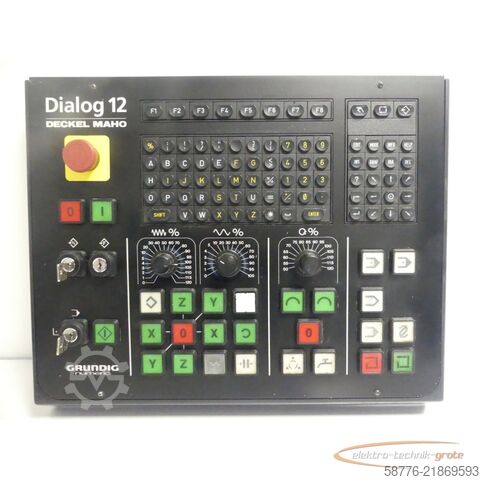 Komponent Grundig Dialog 12 Deckel Maho Bedienfeld / Tastatur für FP4-60