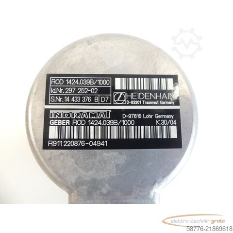 Компонент Heidenhain / Indramat ROD 1424.039B/1000 Drehgeber . 297 252-02