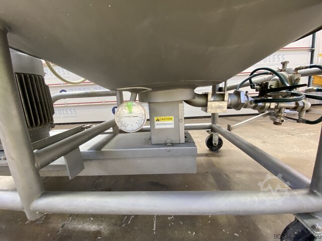 378 Liter vertikales Rührwerk aus Edelstahl / Liquifier. BREDDO LORWW