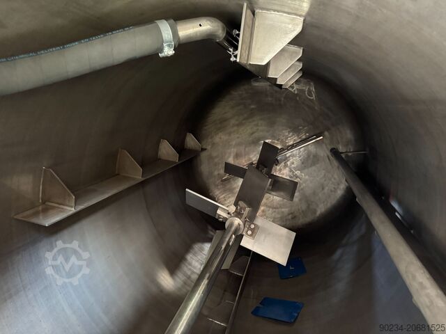 Gebrauchter Edelstahl-Vertikalreaktor von PSV Fabrication Ltd, ca. 4.000 Liter PSV 4000 Litre