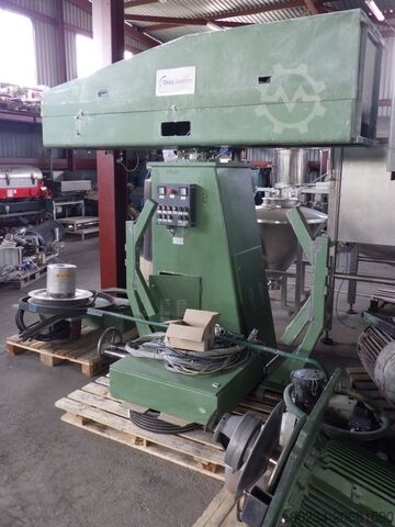 Dissolver 45 kW par Drais modèle RN 3-45 AS VAC pour fonctionnement sous vide avec cuve de mélange 2 DRAIS RN 3-45 AS VAC